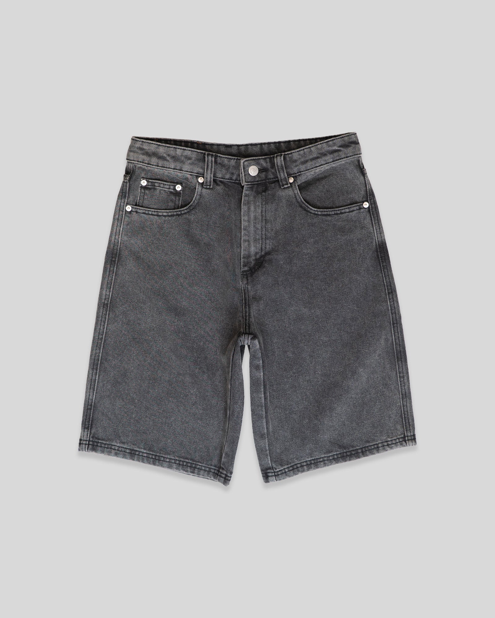 Baggy Denim Short - Phat Tag Script
