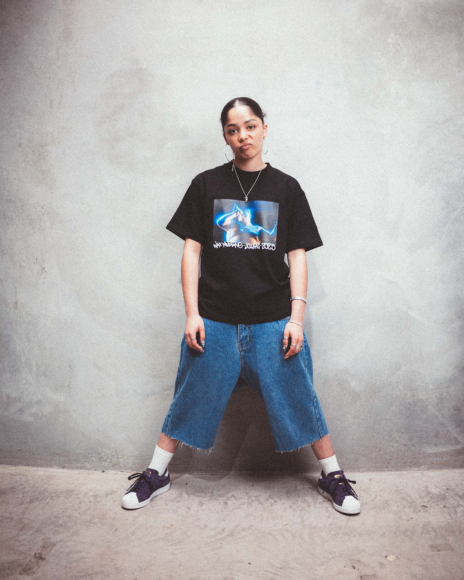 BEEFY TEE 2.0 - LOWER X WAX MUSTANG - PHOTO PRINT